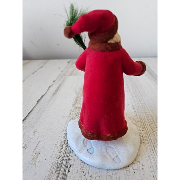 Hallmark Father Christmas statue figurine Cardinal tree Xmas decor - Picture 5 of 11